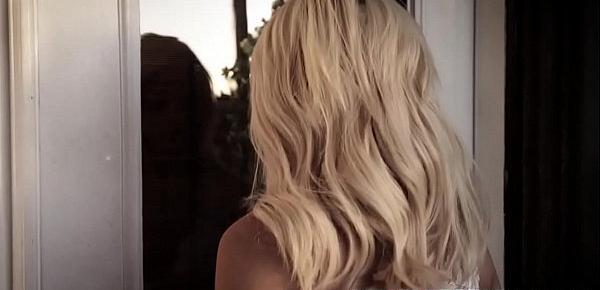  Blonde flat chested teenager